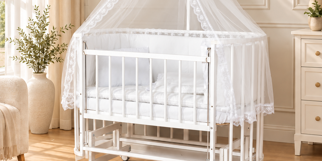 Bamgidoo PAPATYA 60x120 Kayın Ağacı Anne Yanı Beşik