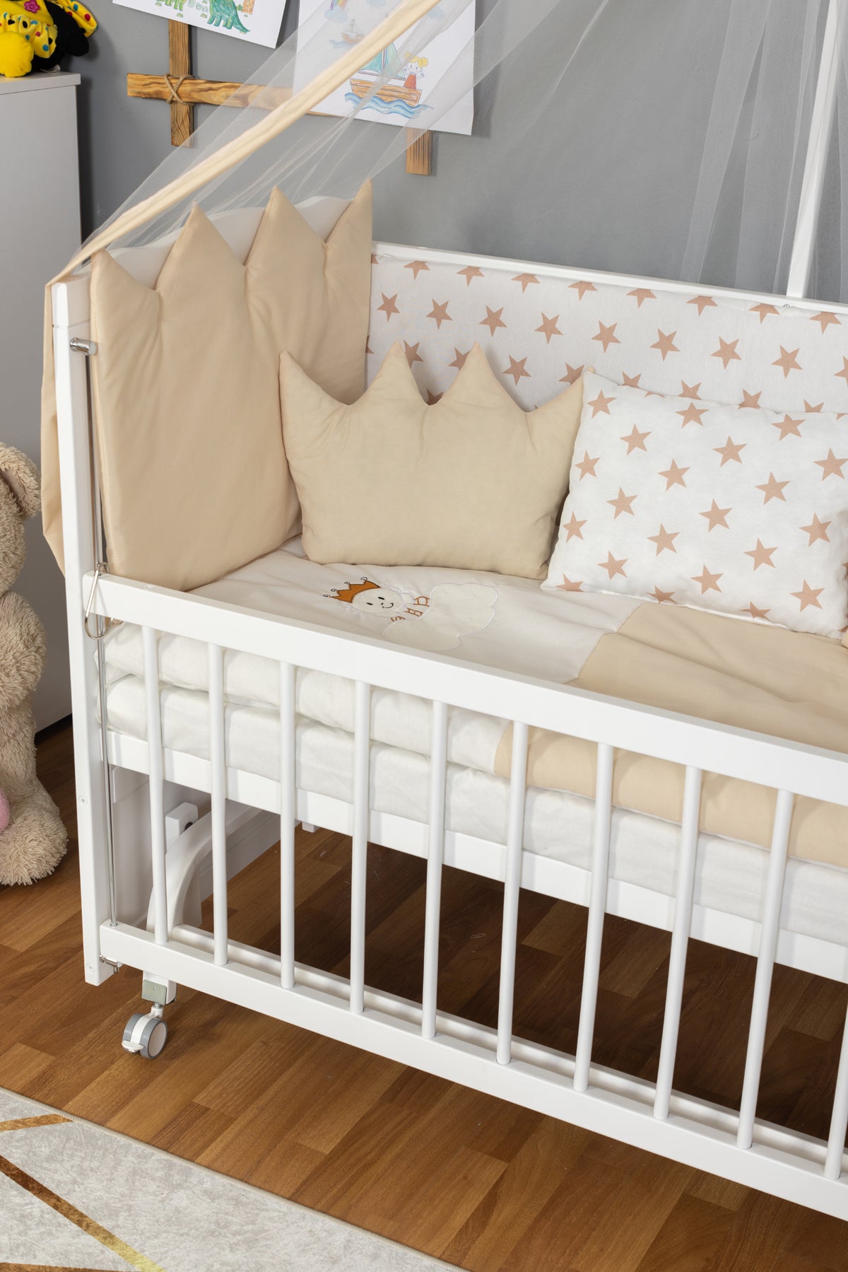 Bamgidoo TUTKU 60x120 Kayın Ağacı Anne Yanı Beşik