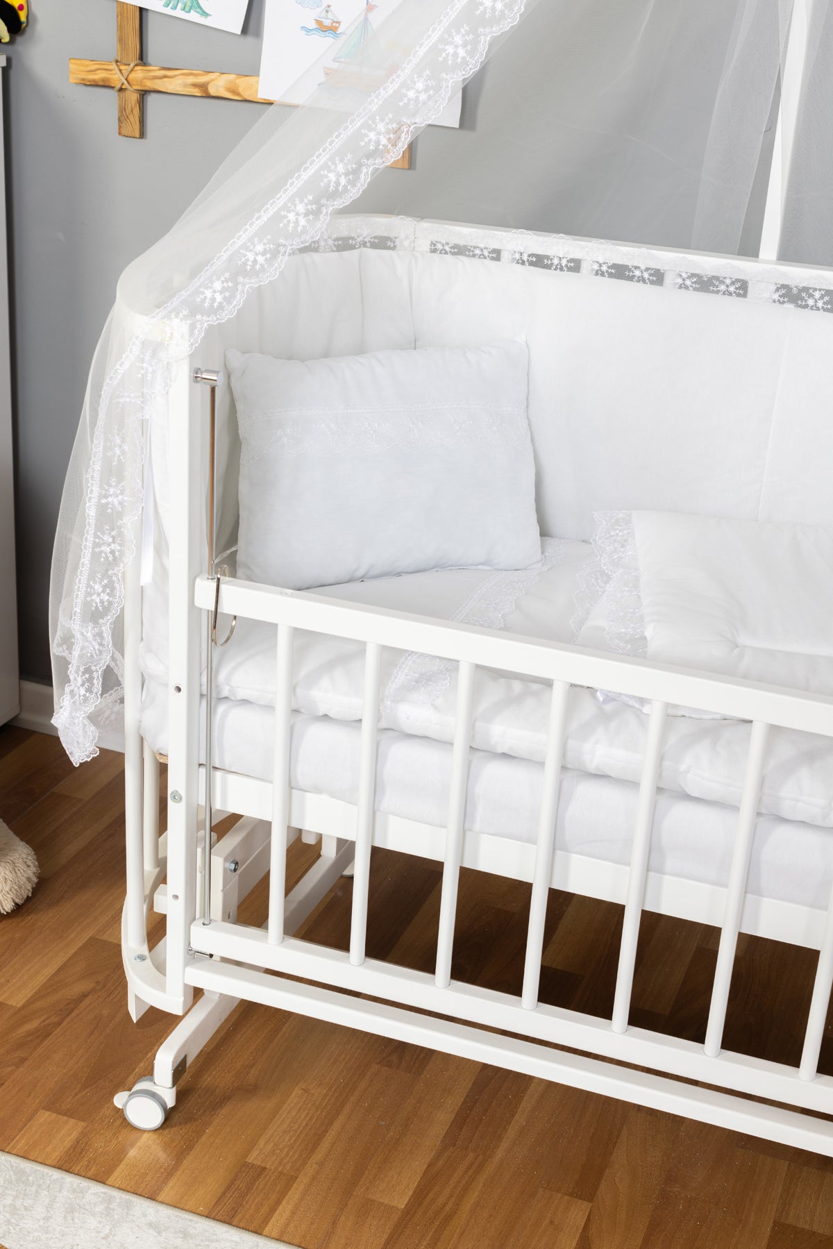 Bamgidoo PAPATYA 60x120 Kayın Ağacı Anne Yanı Beşik