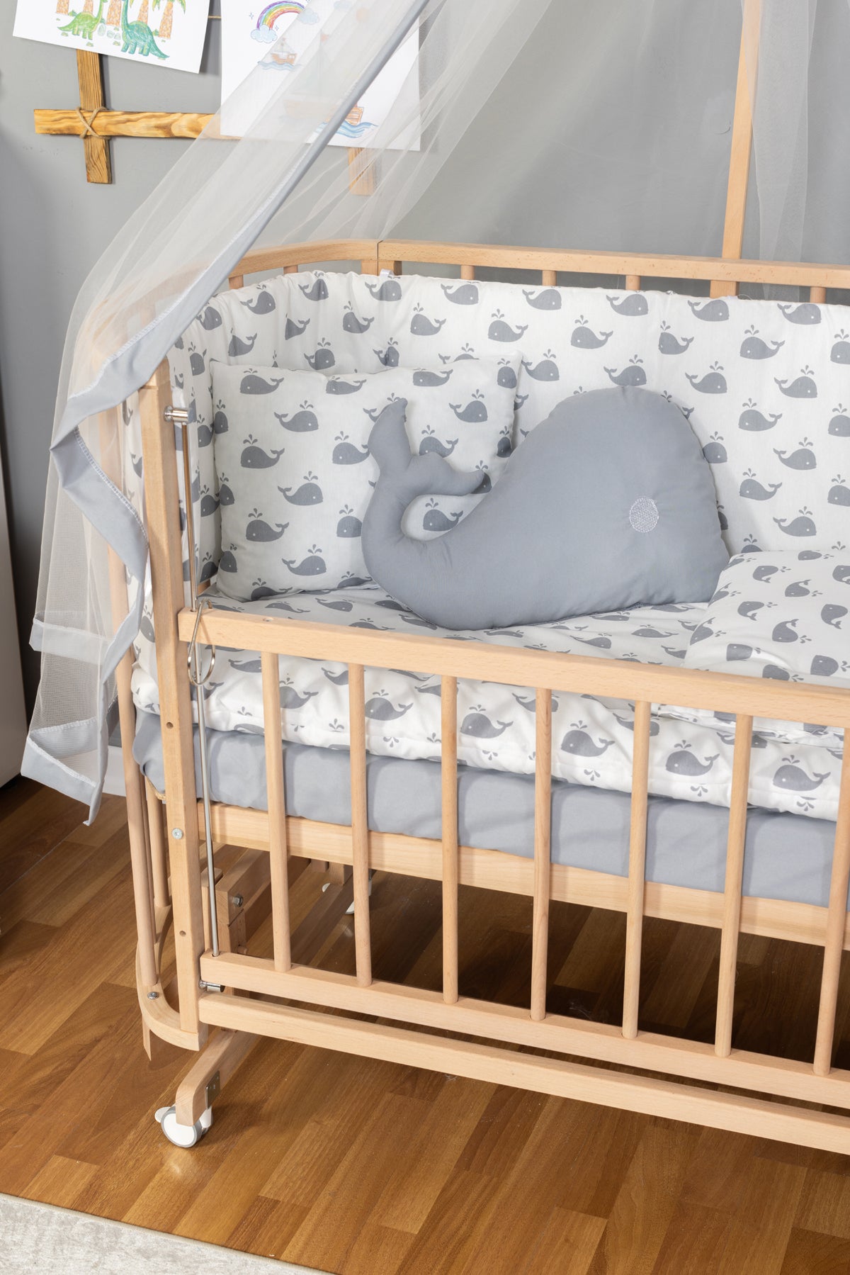Bamgidoo PAPATYA 60x120 Kayın Ağacı Anne Yanı Beşik
