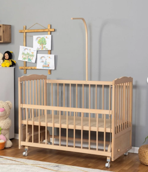 Bamgidoo TUTKU Organik 60×120 Kayın Ağacı Anne Yanı Beşik - Boş
